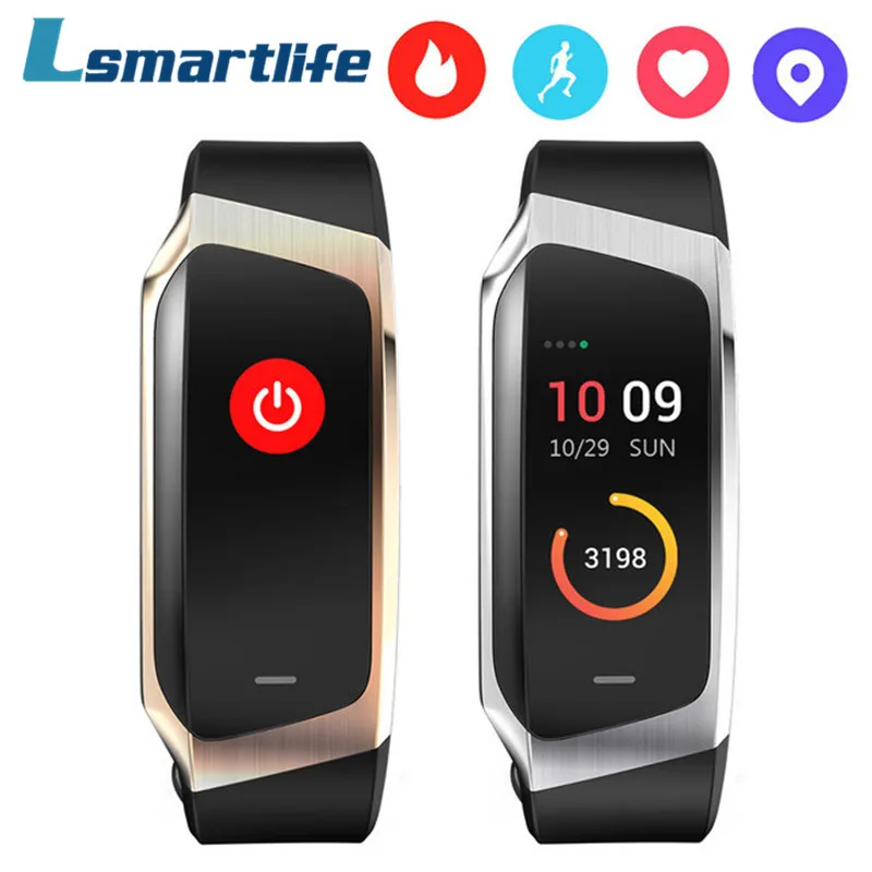 

E18 Smart Band Color Touch Screen ip67 Waterproof Blood Pressure Oxygen Heart Rate Monitor Sport Bracelet Talk Band VS Mi 2 3