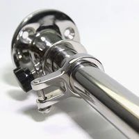 סירה ימית Deck דגל הקוטב & Socket Base 30" / 760mm 316 סירה ימית נירוסטה לדיג Flatable קיאק קאנו סירה יאכטה אביזרים (5)