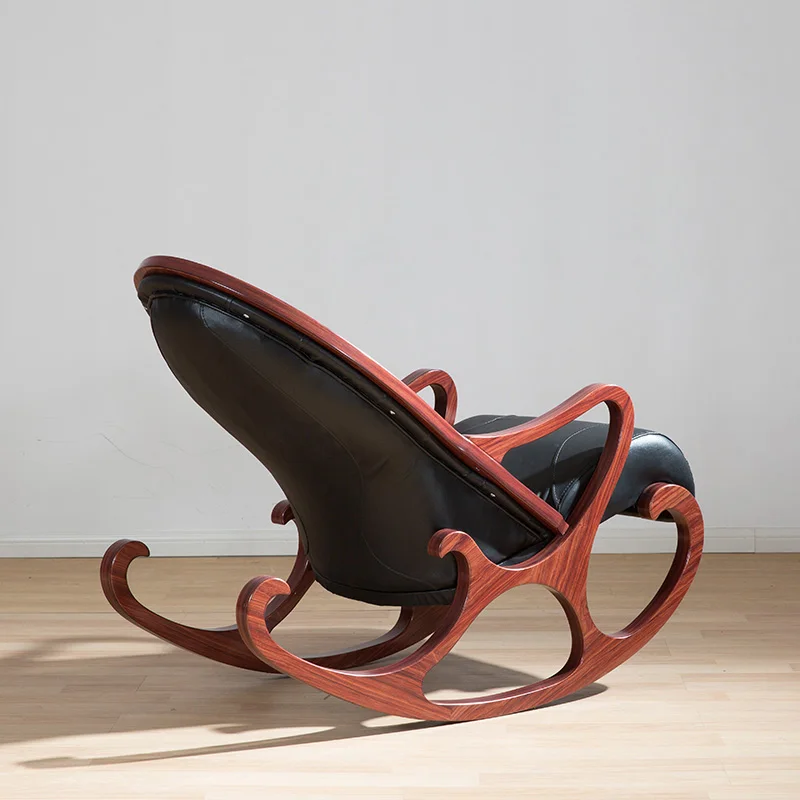 solid wood rocking chair recliner suitable for the living room good quality chairs antique wooden furniture