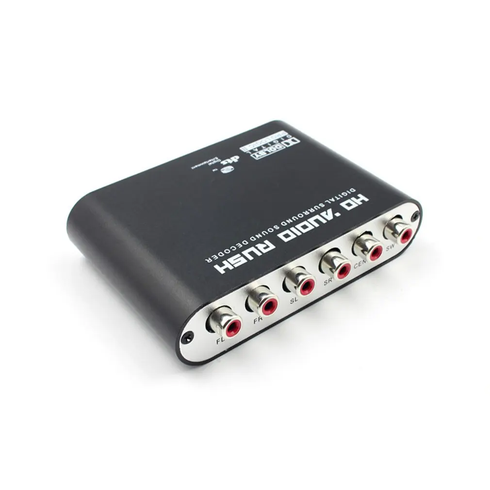  Digitale ad Analogico AC3 Ottico a HD 5.1 Audio Decoder Convertitore 2 SPDIF Porte Dts/Ac-3 HD Audi