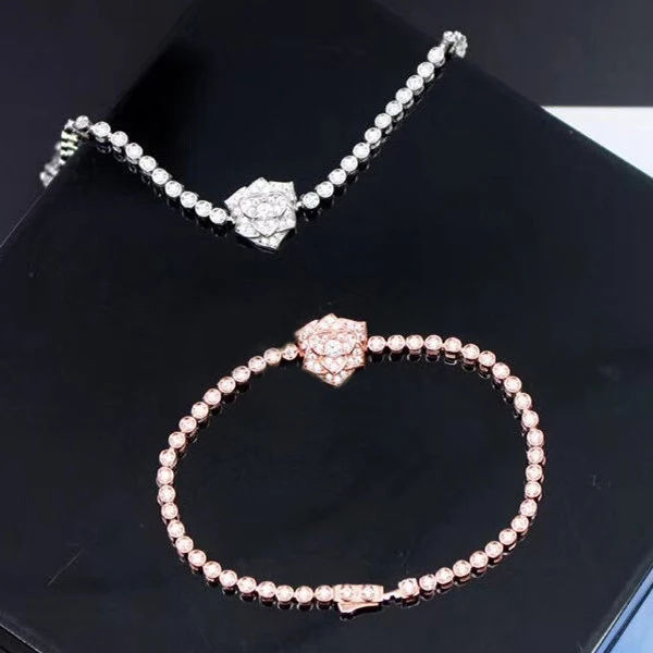 

Designer Fashion 925 Sterling Silver Jewelry 3A Cubic Zirconia Party Bracelet