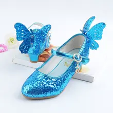 Girls leather shoes children fashion princess Party shoes autumn toddler elsa shoes chaussure enfants fille high heels EUR26-37 цена Girls leather shoes children fashion princess Party shoes autumn toddler elsa shoes chaussure enfants fille high heels EUR26-37 цены онлайн