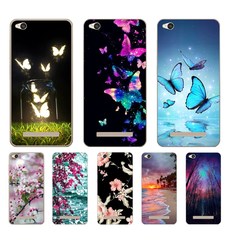 

Phone Case FOR Xiaomi Redmi 4A Case Silicone Soft TPU Back Cover Painted Shell Xiaomi Redmi 4A Case Bumper Redmi 4A Fundas Capa