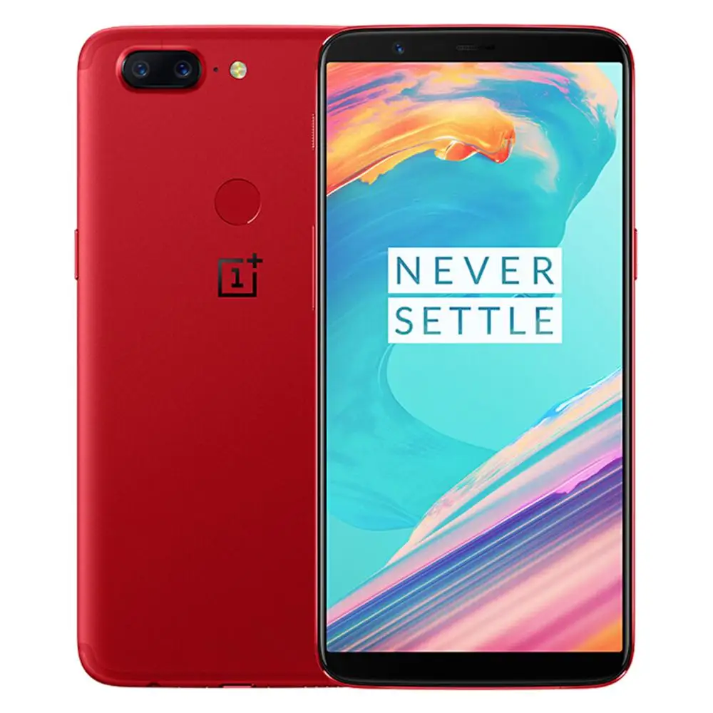 OnePlus 5T мобильный телефон с 5 дюймовым дисплеем восьмиядерным процессором Snapdragon 128