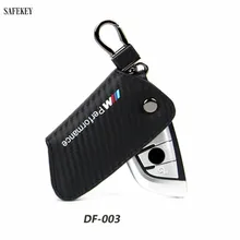 

Carbon Fiber Leather Key Wallet Case For BMW G30 F31 E30 F10 X1 E36 X5 E53 E46 F30 E60 X1 F48 Key Cover For BMW Car Styling