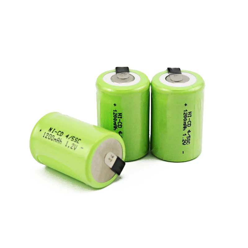 10 штук в партии!! NI-CD аккумулятор 1,2 V SC 1200mah 1,2 v 4/5 sc 1200mah nicd аккумулятор для аккумуляторной батареи небольшого размера