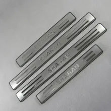 Для VW для Volkswagen Sharan 2012 2013 защита дверных порогов накладка из нержавеющей стали