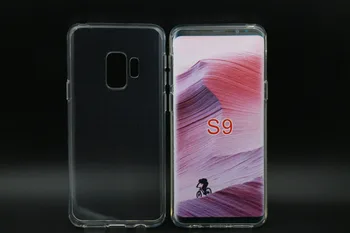 

100pcs/lot transparent smooth Soft TPU Cover Case For Samsung Galaxy S9