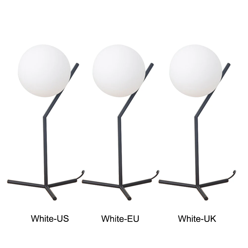 

Romantic Ball Shape Desk Lamp Modern Concise Originality Desk Lamp Bedroom Bedside Dimming table lamp Decorative Light