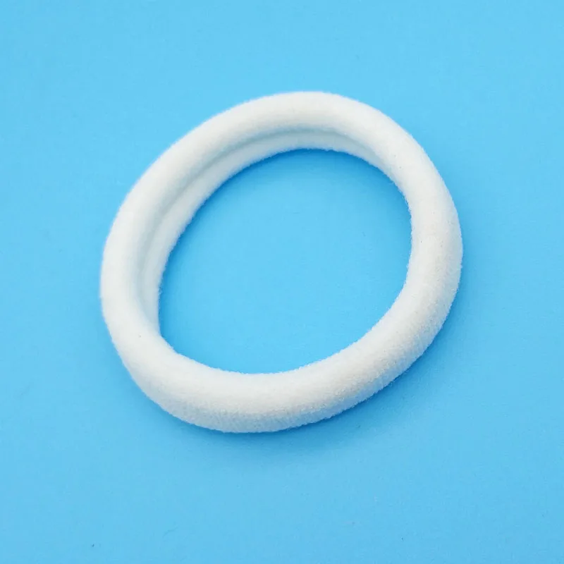 hair clips for thick hair 20 Pcs/Lot White Hair Bands Accessories For Girls  Rubber Ponytail Holder Elastic Gum Plain Nylon Headwear Scrunchy hair clips