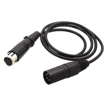 4 pin зарядный кабель с разъемом папа XLR Мощность кабель 10ft для DSLR Камера фон для фотосъемки