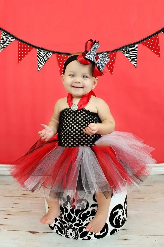 

Colorful Baby Crochet Tutu Dress Girls 1Layer Tulle Diamond Strap Dress Ballet Tutus with Bow Headband Set Kids Party Dress 1Pcs