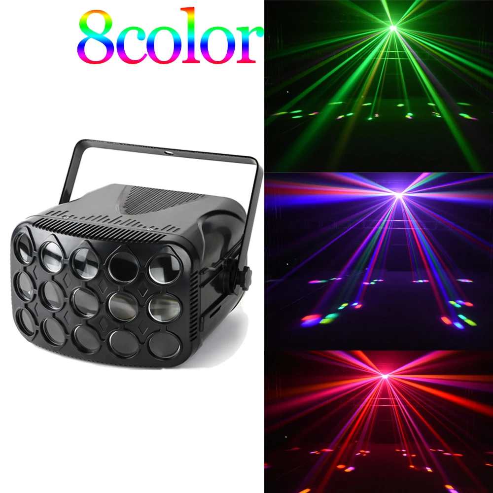 US $85.28 DMX led disco beam light 90240V butterfly party lights professional beam stage lighting holiday colorful laser projector