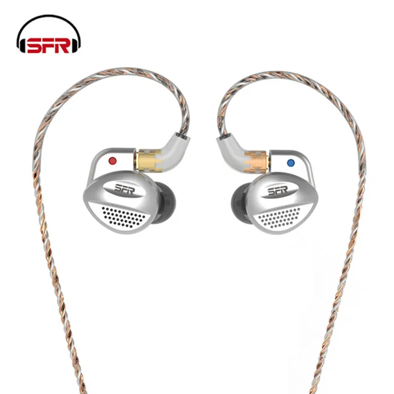 

SENFER MT100 1BA With Orthodynamic Planar Diaphragm Hybrid Unit In Ear Earphone HIFI Metal Earphone Detachable Detach MMCX Cable