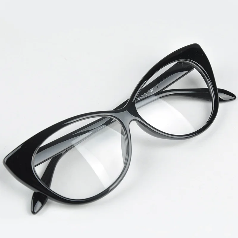 

2018 Cute Lovely Cat Eye Glasses Frame Women Fashion Party Beach Shopping Glasses Eyewear Accessories 7 Colors de sol feminino