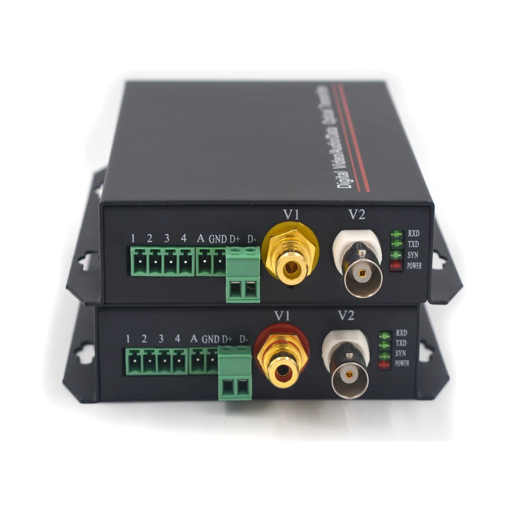 

Video Audio Data to Fiber Optical Media Converters Transmitter Receiver Single singlemode fiber up 20Km CCTV Security System