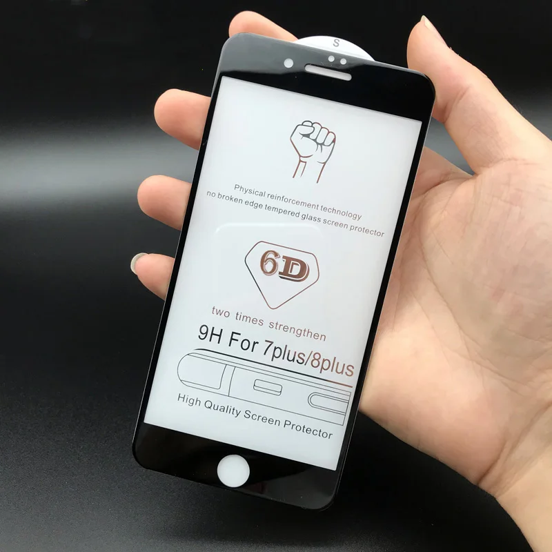 Magtim 6D закаленное стекло для iPhone X 7 8 PLUS полное покрытие защита экрана