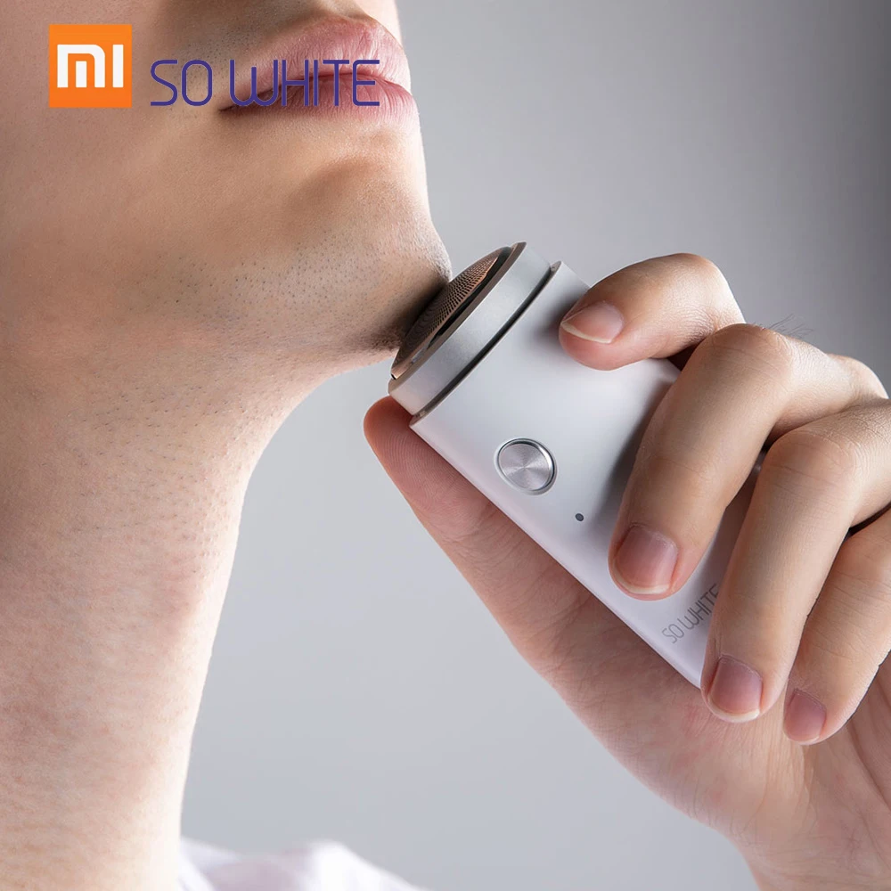 

Xiaomi SO WHITE Electric Shaver ED1 Mini Pocket Deep Clean Long Duration Mini Electric Shaver Trimmer Shaving Machine For Men