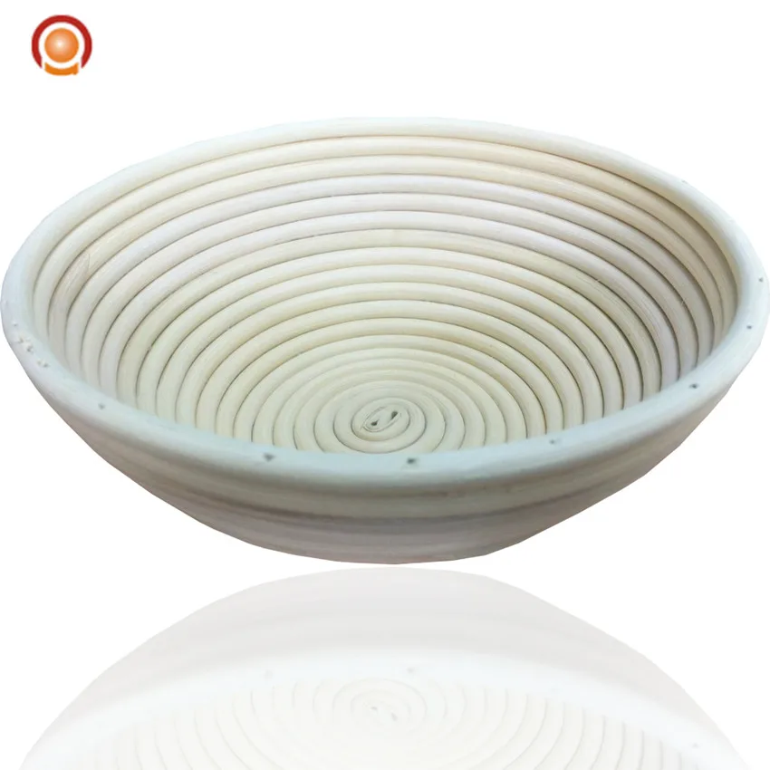 Bread Breakers Round Banneton Proofing Basket French Style Artisan Bread Bakery Basket Free liner