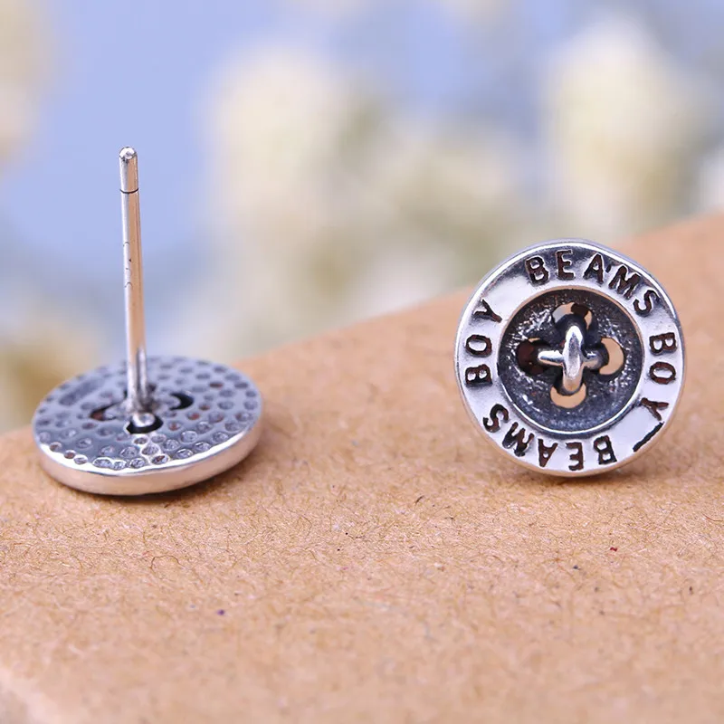 

VOJEFEN Hypoallergenic 925 Sterling SIlver Tiny Round Button Stud Earrings Minimalist Vintage Earrings Jewelry For Women Men