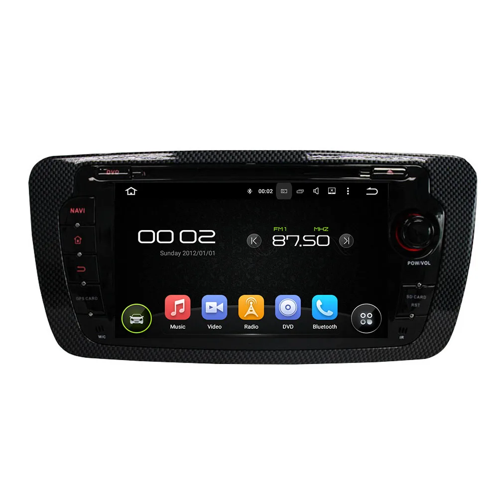 

Android 8.0 octa core 4GB RAM car dvd player for SEAT IBIZA 2013 ips touch screen head units tape recorder radio with gps