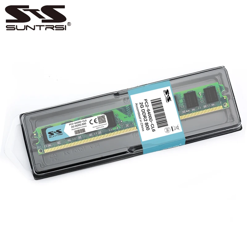 Suntrsi Ram 2GB DDR2 настольная память 800MHz 667MHz для настольного компьютера 1 8 V