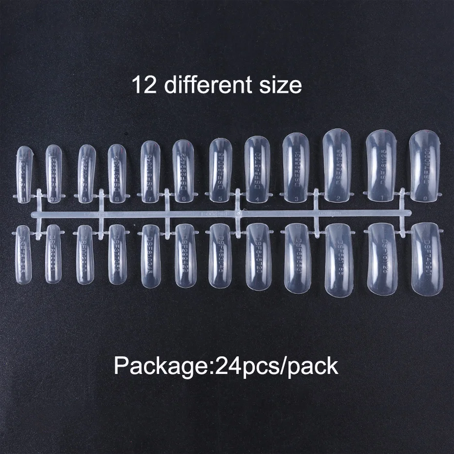 24pc Quick Building Nail Forms Finger Extension Mold Builder Acrylic UV Poly Gel Polish Tips Tool False Nail DIY Manicure LA1020 (5)