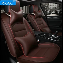 RKAC Роскошные искусственная кожа авто универсальное автокресло охватывает автомобильного сиденья чехлы для Jeep renegade wrangler Патриот grand cherokee