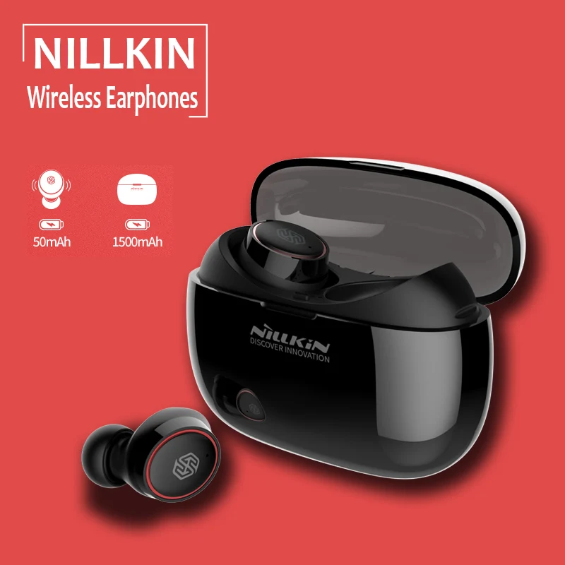 Nillkin Liberty TWS Bluetooth 5,0 беспроводные наушники 1500 мАч водонепроницаемые спортивные стерео наушники с громкой связью эргономичные наушники