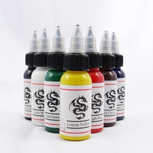 3 шт. 30 мл микро Перманентный макияж тату чернила полу-перманентные пигменты для тела Профессиональный Красота товары для рукоделия инструмент