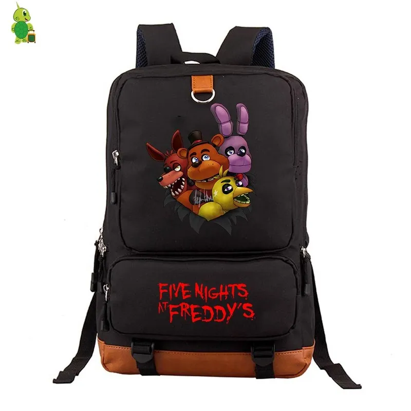 Рюкзак Five Nights At Freddy's 2 Game для женщин и мужчин, школьные сумки для подростков, мальчиков, девочек, FNAF, рюкзак для ноутбука, рюкзак для путешествий - Цвет: 1