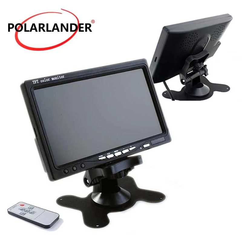 7 дюймов для DVD реверсивной камеры Обратный приоритет цветной TFT LCD Автомобильный
