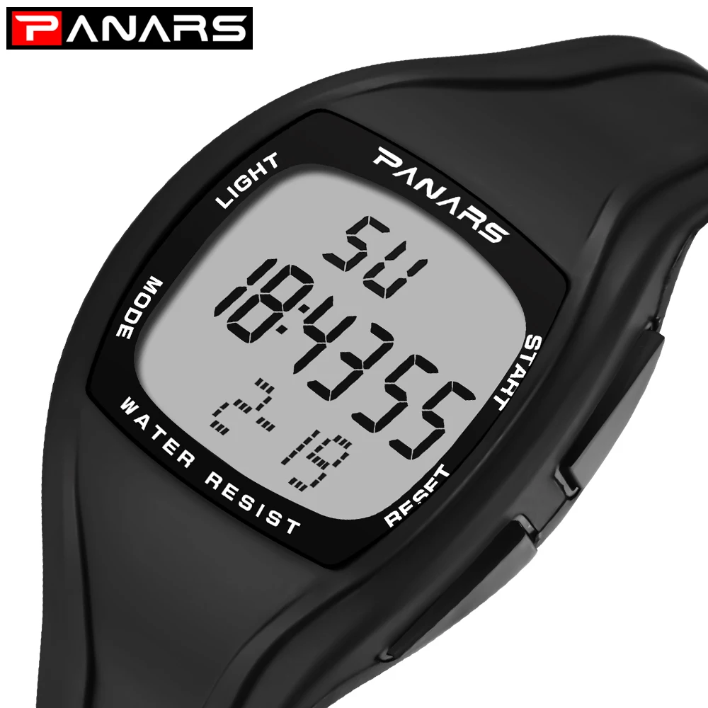 #Best PANARS Men Fashion Outdoor Watches Sport Watch Pedometer Calories Chronograph 50M Waterproof Watch Man Digital Wristwatches 8112