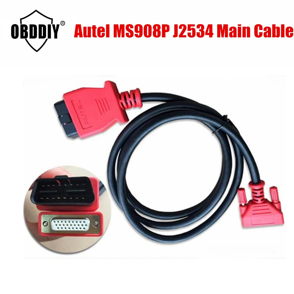 Горячая Распродажа 100% оригинал Autel MaxiSYS Pro MS908P AUTEL J2534 908PRO OBDII основной кабель