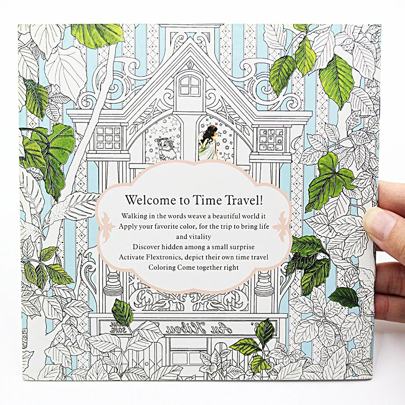 1 PCS New 24 Pages Time Travel Coloring Book For Children Adult Relieve Stress Kill Time Graffiti Painting Drawing Art Book 1 PCS New 24 Pages Time Travel Coloring Book For Children Adult Relieve Stress Kill Time Graffiti Painting Drawing Art Book