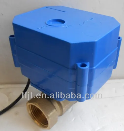 2 way Электрический шаровой кран CWX-60P 3/8 дюймов Латунь female-female BSP DC12V MBUS пропорциональный клапан