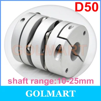 

Dia 56mm double Disc Coupling 25N.m 12mm14mm 15mm 16mm 17mm 18mm 19mm 20mm 22mm 24mm 25mm Bore Size Motor Shaft Disk Coupler