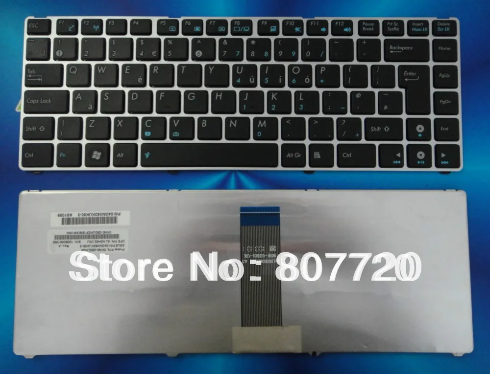 

Новая немецкая клавиатура для ASUS U20 U20A UL20 UL20A 100% K 1201T 1201N, с рамкой, 1201