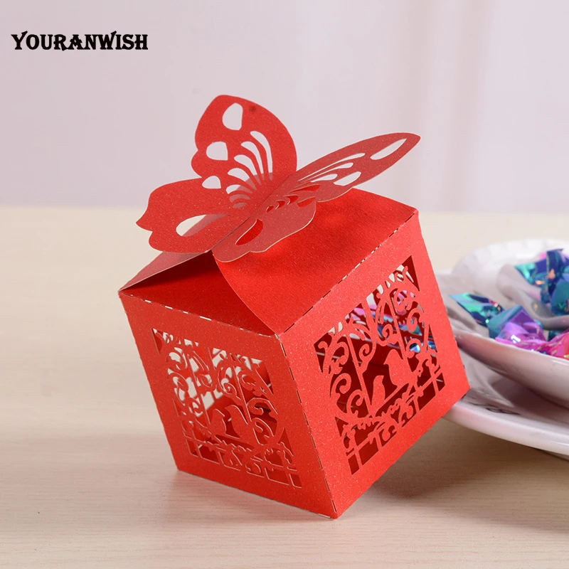 Youpanwish новинка 2019 роскошная Свадебная вечеринка жемчуг лазерной резки бумажная