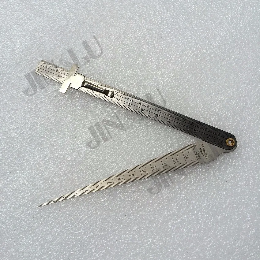 

Free Shipping Taper Welding Gauge Gap Ruler Steel Ruler Gauge