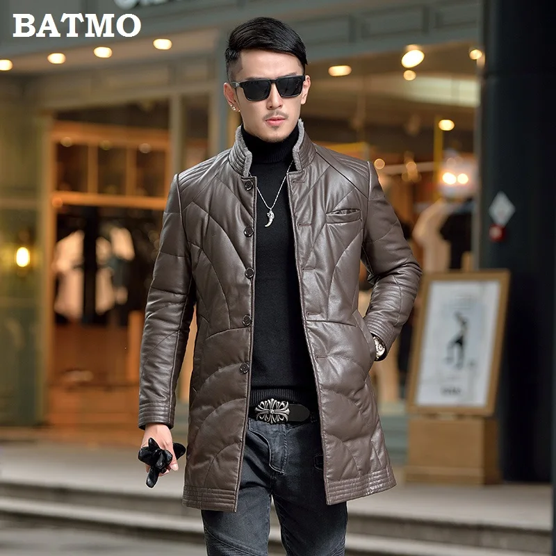 Batmo Новое поступление зимняя высококачественная Теплая мужская куртка на 90% белом утином пуху, мужское зимнее пальто больших размеров