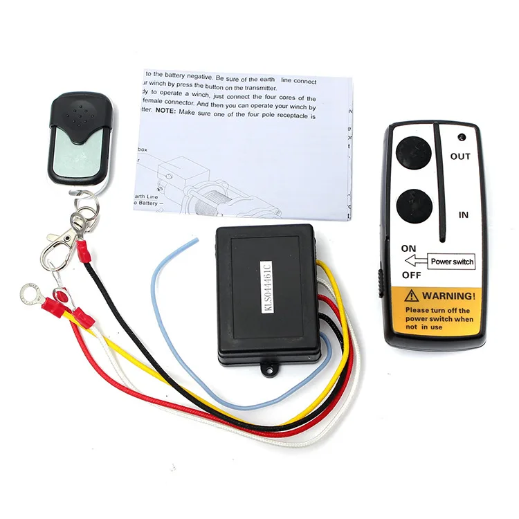 Remoto sem Fio do Guincho Remotos com Luz Carro para o Caminhão Kit de Controle Junehome Universal 2 Controles Indicadora Detector Jeep Atv Suv 12 v 50ft 14 controles remotos com luz indicadora detector carro para o caminhão jeep atv suv