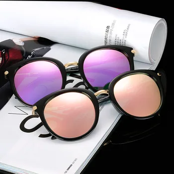 

2019 New Women Fashion Classic Sunglasses Oval Sunglasses Driving Mirrors vintage Oculos De Sol UV400