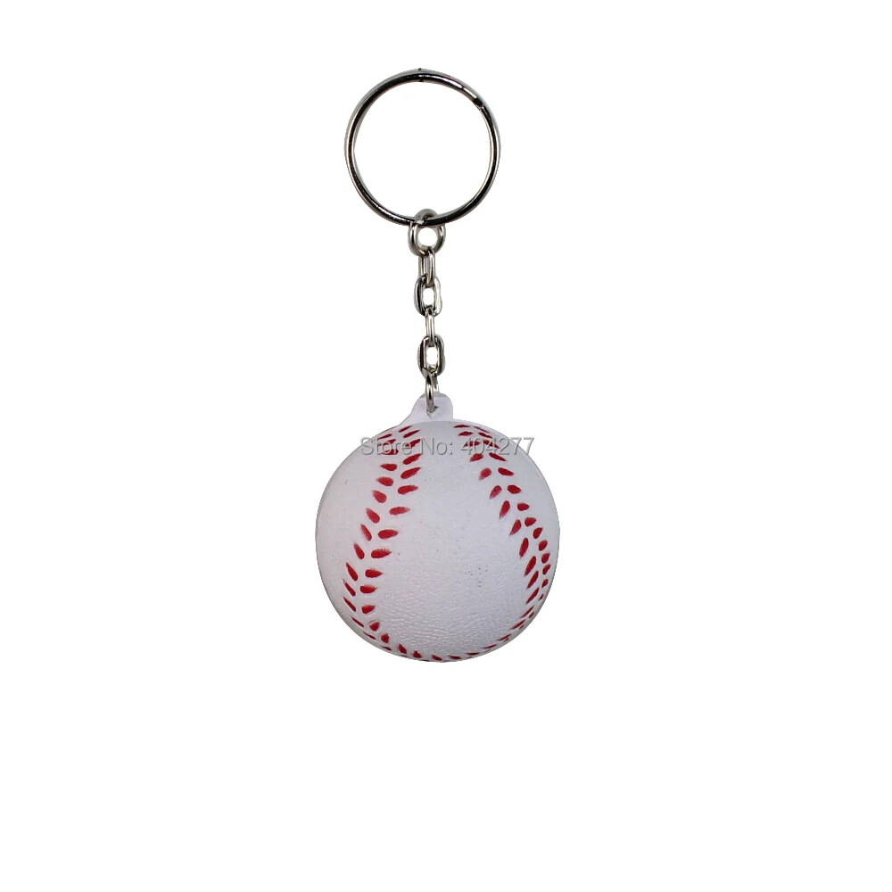 Бейсбольный мяч мягкий брелок из пенополиуретана брелок для ключей висячий декоративный кулон орнамент Рождественский подарок на день рождения