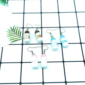 

Milk Earrings earring candy costume trendy Style woman girl Jewelry Drop shipping