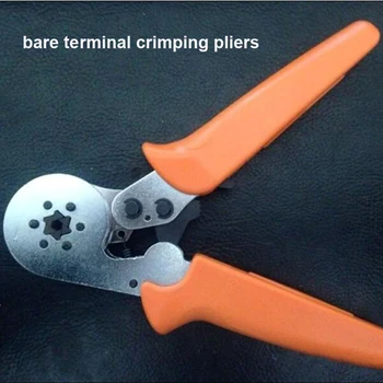 

Good Quality 1 pc/Lot Mini Type Self-adjustable Crimping Plier 0.25-6mm Terminals Crimping Tools Mainly For Cable End Sleeves