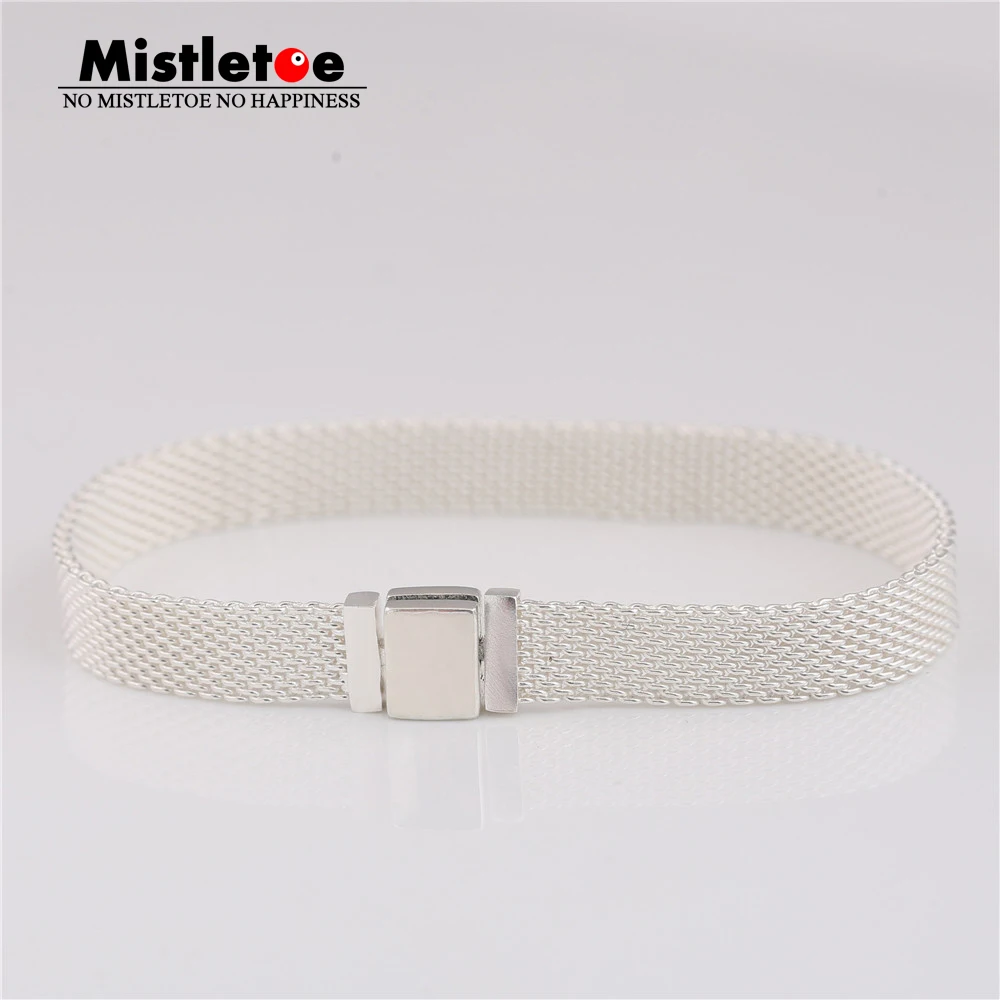 Омела Аутентичные 925 пробы серебро браслет reflexions Eurpeon ювелирные изделия