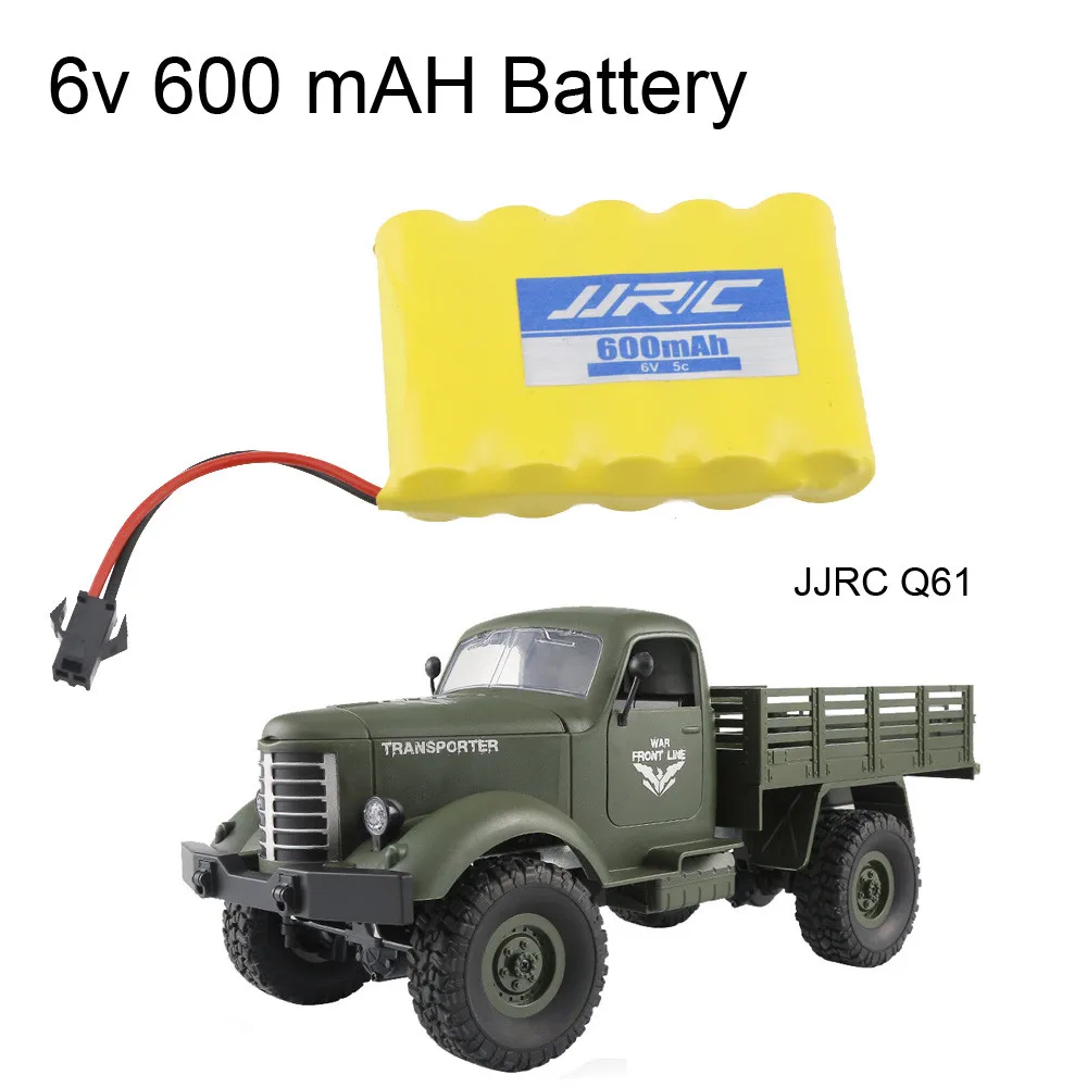 Новое поступление 6 в 600 мАч батарея запасные части для JJRC Q61 1/16 4WD военный грузовик автомобиль оптовая и Прямая доставка