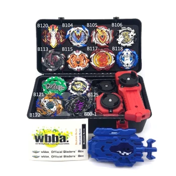 

New Beyblade Burst Bey Blade Toy Metal Funsion Bayblade Set Storage Box With Handle Launcher Plastic Box Toys For Children