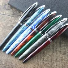 Новинка JINHAO 156, элегантная винная перьевая ручка и черный, синий, мраморный, серый, зеленый, черный, коричневый, 7 видов цветов на выбор, для офиса